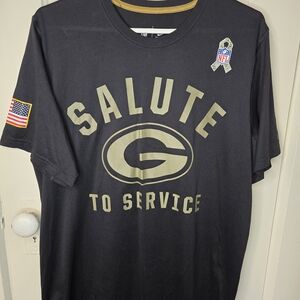NFL Salute to Service Black and Gold Tee